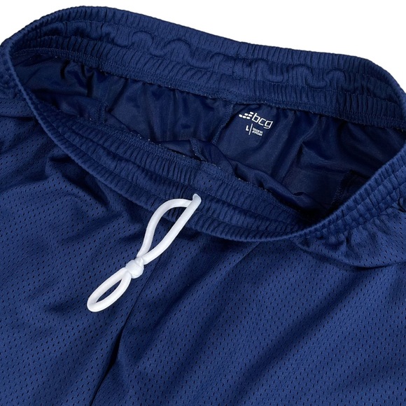 Bcg large navy blue jersey/basketball mesh shorts with drawstring EUC - Picture 3 of 9